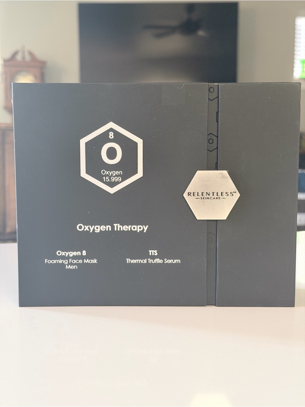 Men's Skincare Set from Relentless Skincare, featuring their Oxygen Therapy Duo